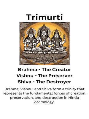cover image of Trimurti--Brahma, Vishnu and Shiva